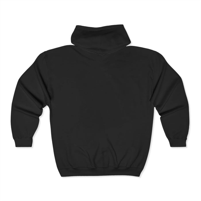 SOBRLIFE Zip-Up Hoodie - White Logo