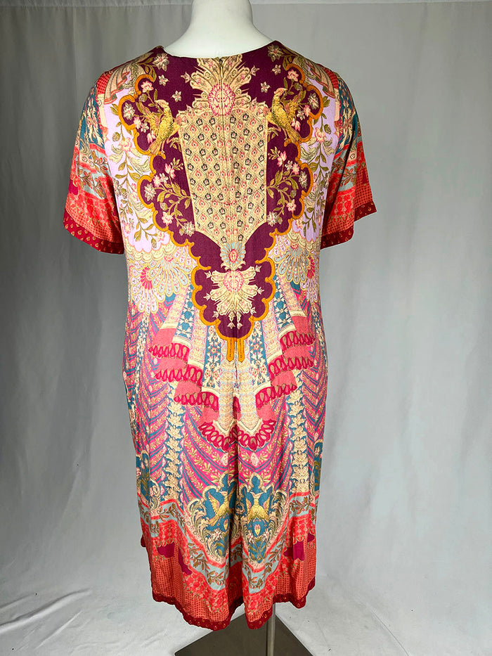 Soft Surroundings Size 1X Pink & Purple Dress