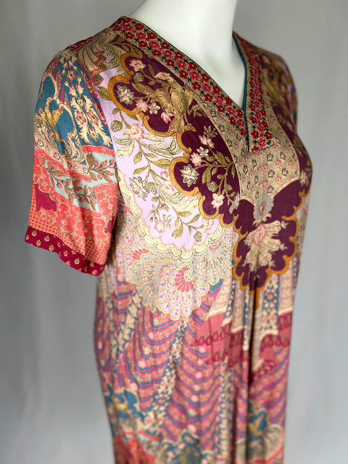 Soft Surroundings Size 1X Pink & Purple Dress