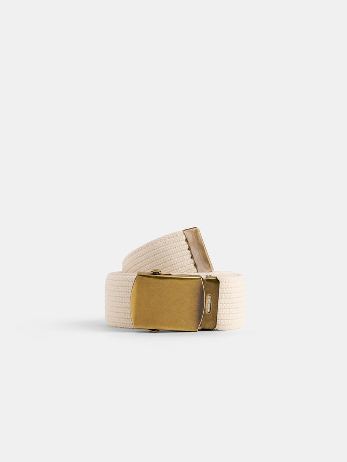 Solid Web Belt Natural