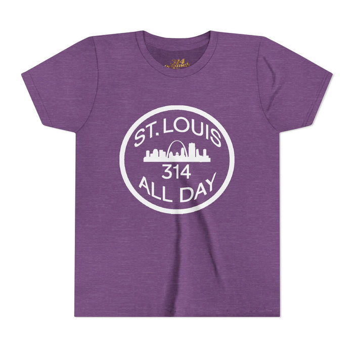 L / Heather Team Purple