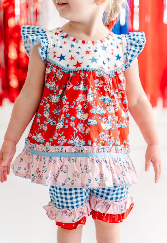 Starry Sparkle Ruffle Shorties