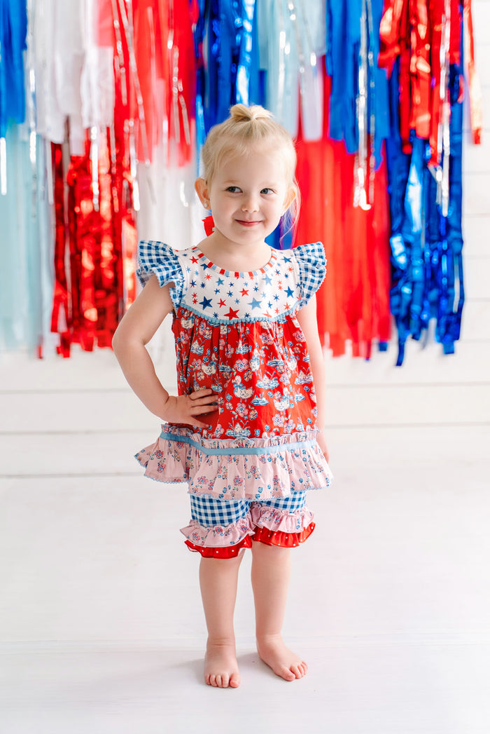 Starry Sparkle Ruffle Shorties