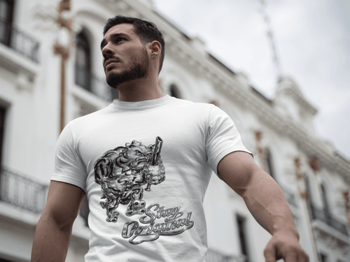 'Stay Original' Chrome Bulldog Graphic Tee - 314 Originals