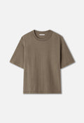 Summer Reversed Cropped Tee / Washed Oak