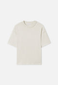 Summer Reversed Cropped Tee / Washed Salt