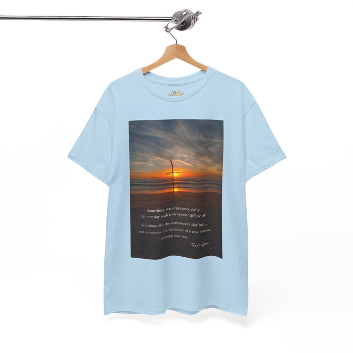 Sunset Beach Quote T-Shirt — Inspirational Ocean Sunrise Tee - 314 Originals