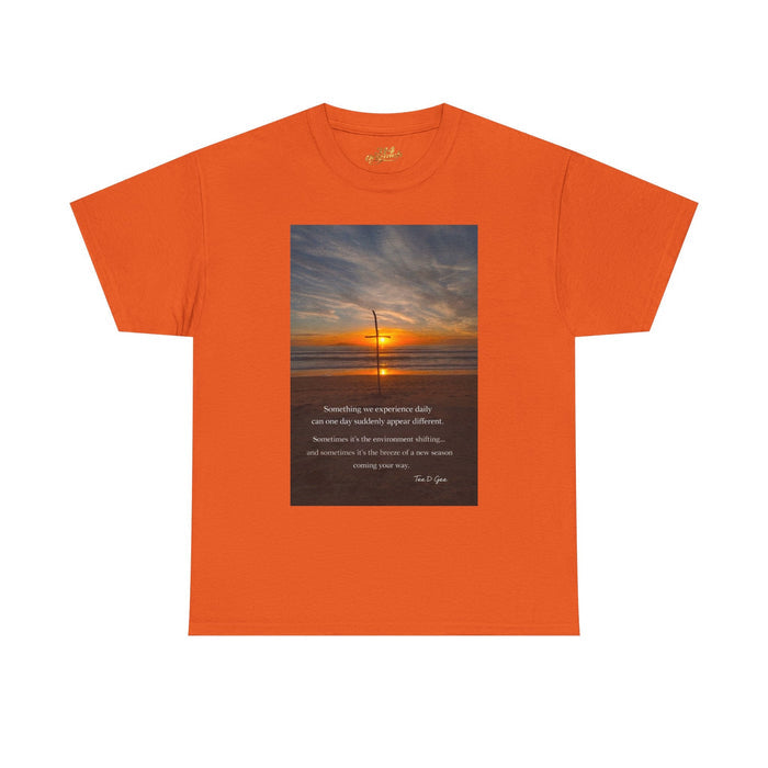 Sunset Beach Quote T-Shirt — Inspirational Ocean Sunrise Tee - 314 Originals