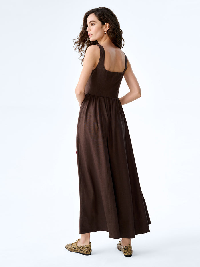 Suri Dress in Chocolate