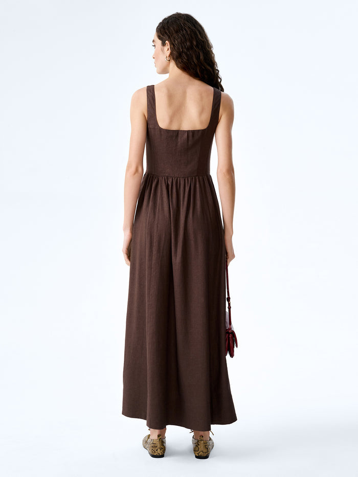 Suri Dress in Chocolate