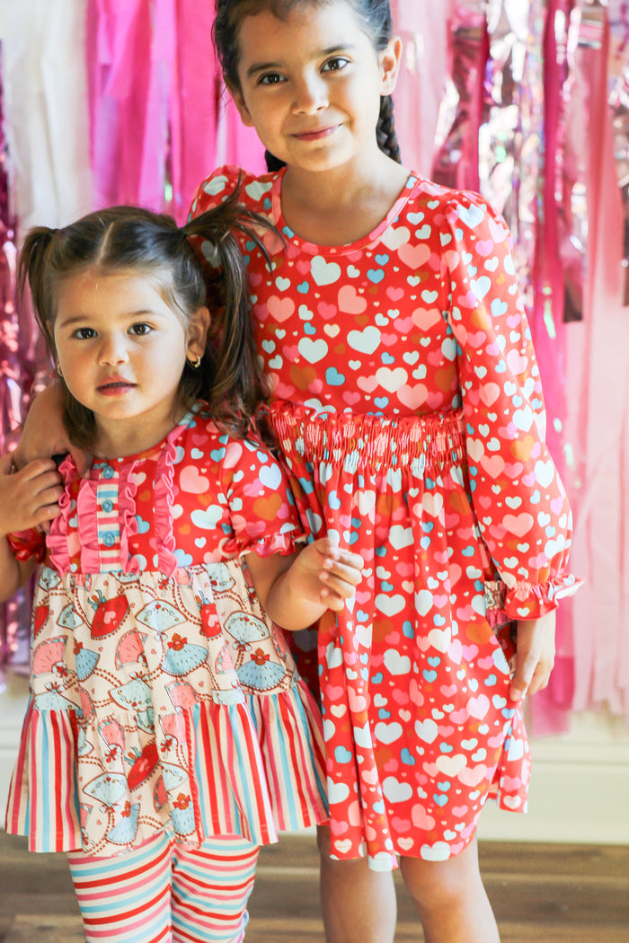 Sweetheart Shuffle Lap Dress