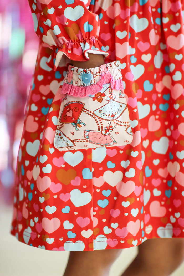 Sweetheart Shuffle Lap Dress