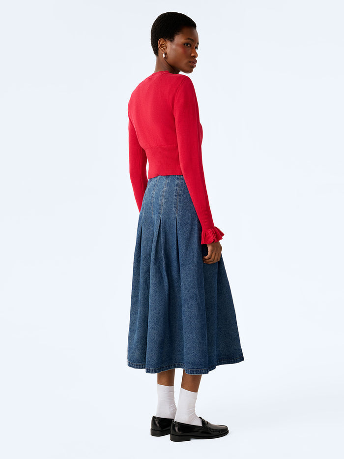 Sylvie Cardigan in Red