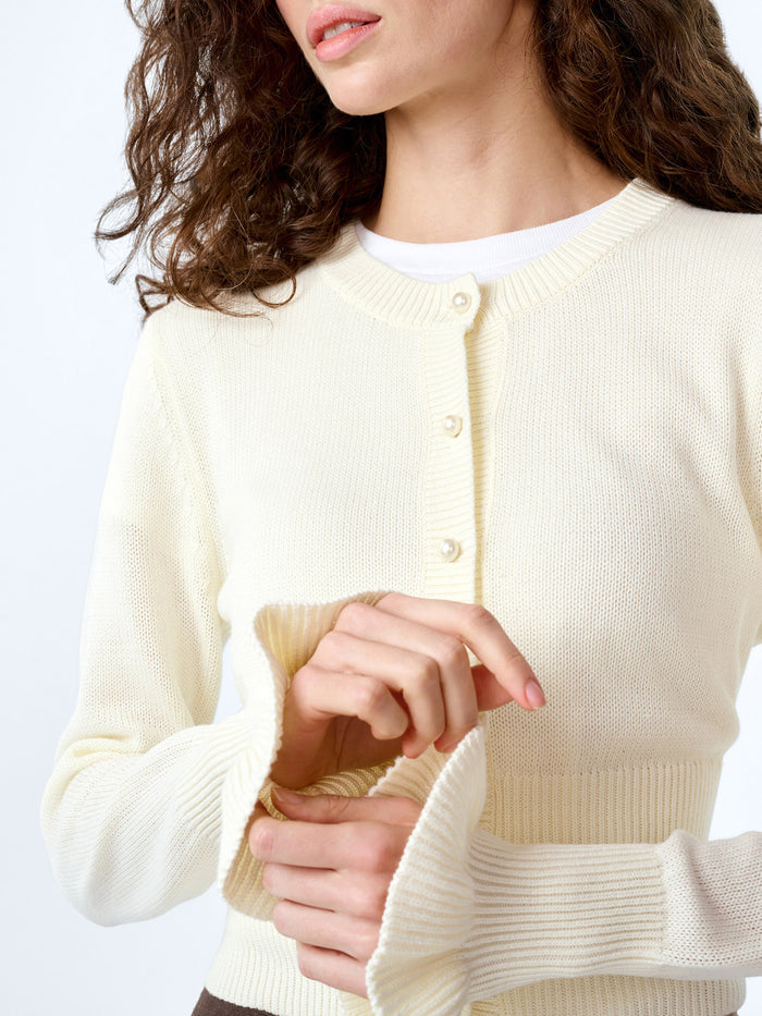 Sylvie Cardigan in White