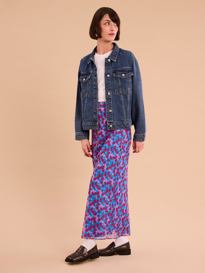 Tabitha Maxi Skirt in Multi Floral