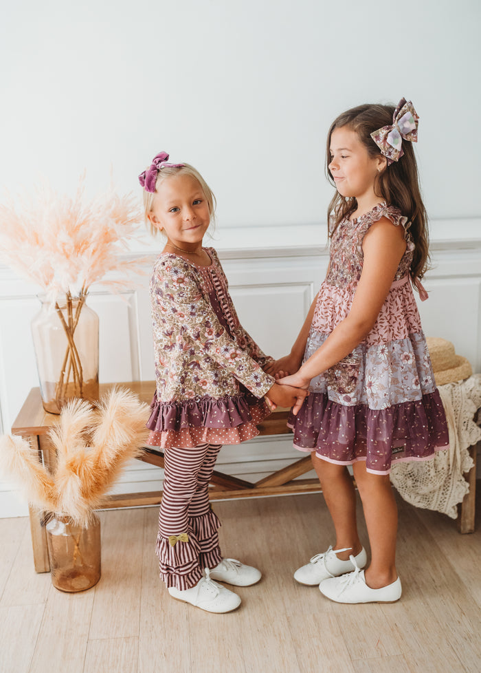 Tangled in Twigs Ruffle Leggings