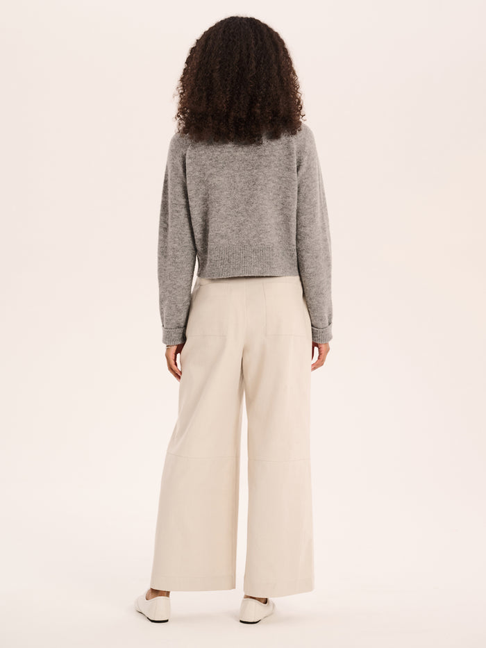 Tasmin Trouser in Ecru