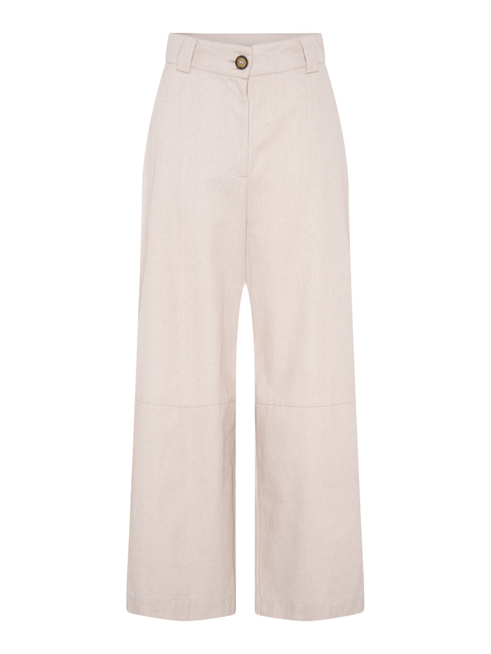 Tasmin Trouser in Ecru