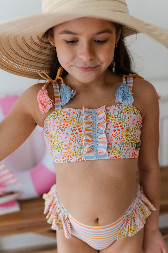 Tassel Two Piece Swimsuit | Sunlit Meadow