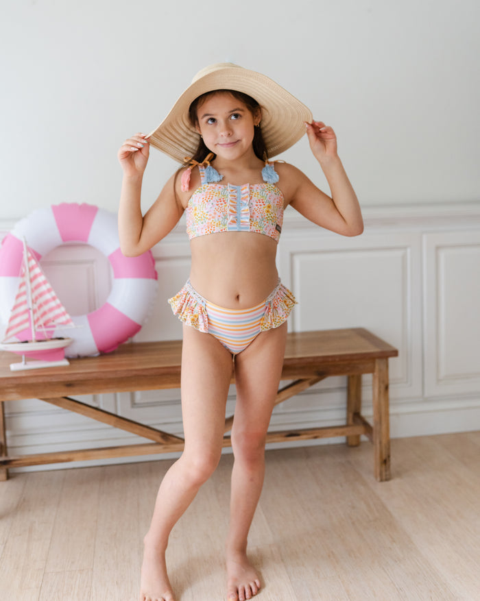 Tassel Two Piece Swimsuit | Sunlit Meadow