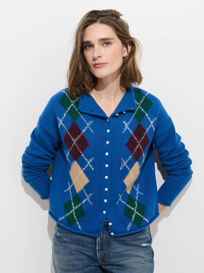 Taylor Argyle Cardigan