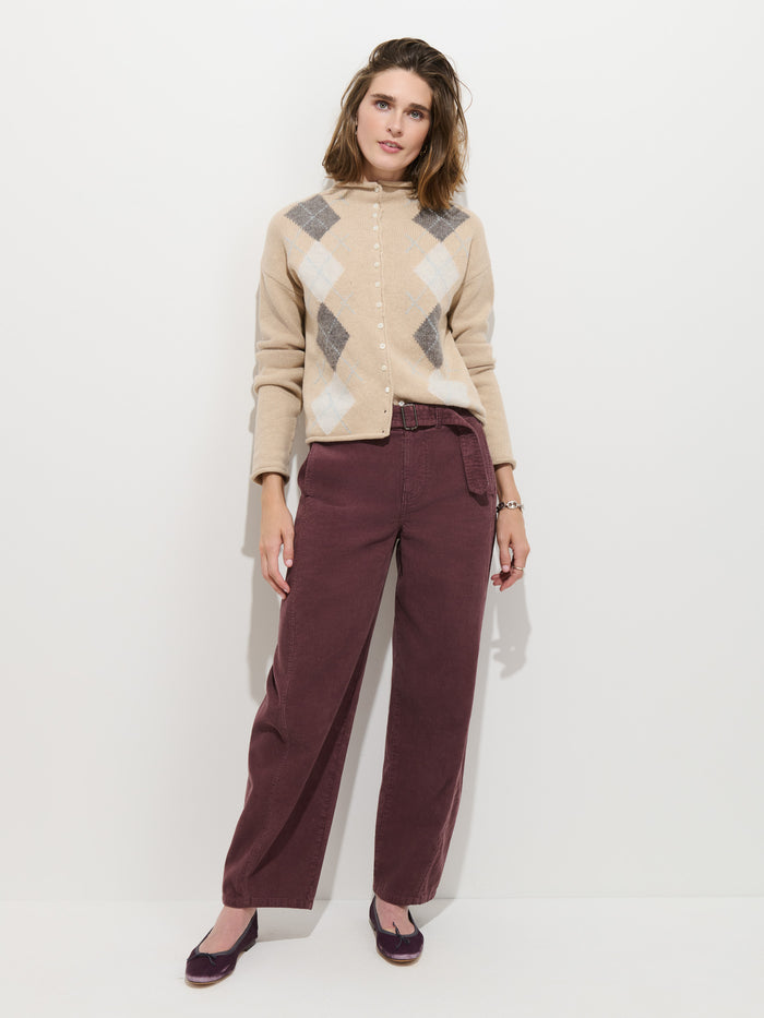 Taylor Argyle Cardigan