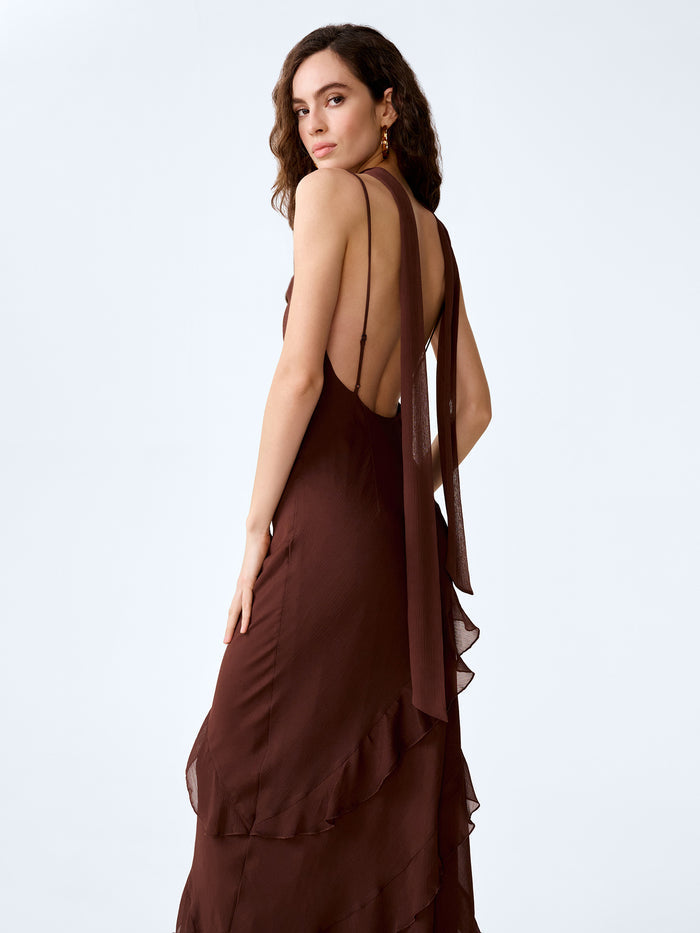 Taylor Dress in Chocolate
