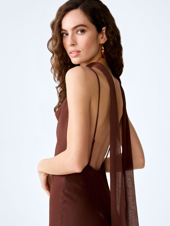 Taylor Dress in Chocolate