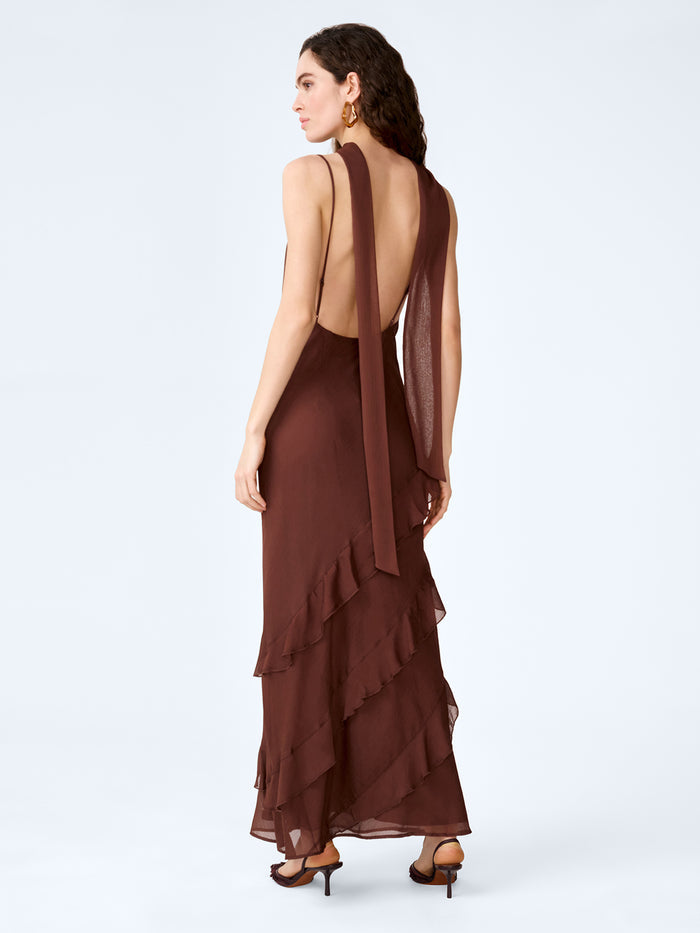 Taylor Dress in Chocolate
