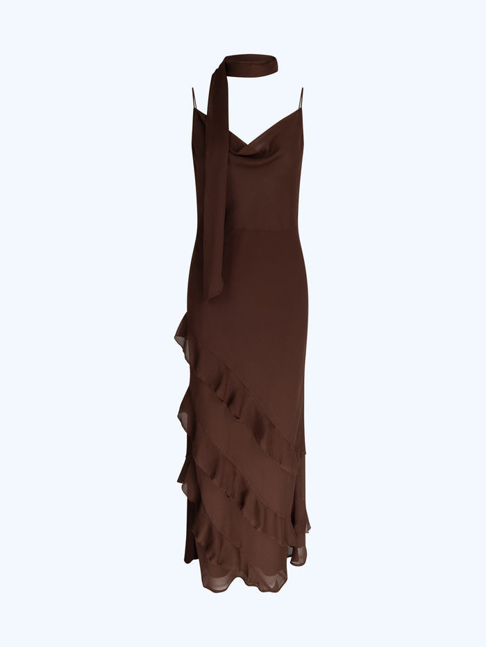 Taylor Dress in Chocolate