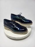 TBA Size 11 Black Platform Oxfords NWOB
