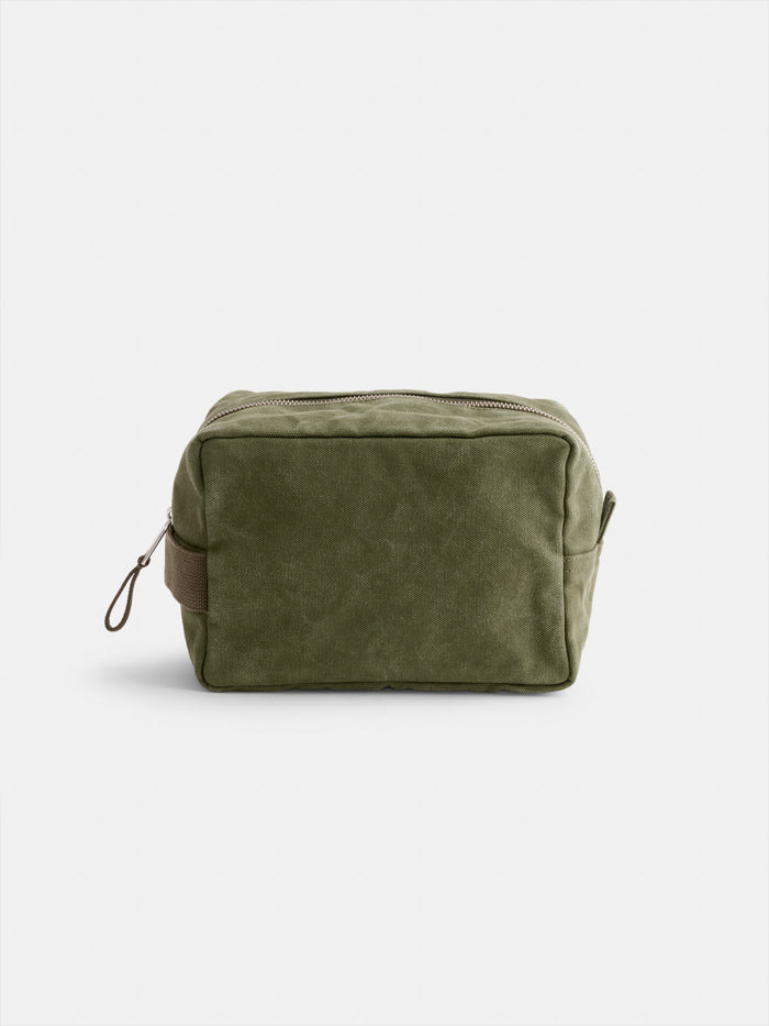 The Perfect Dopp Kit In Military Olive