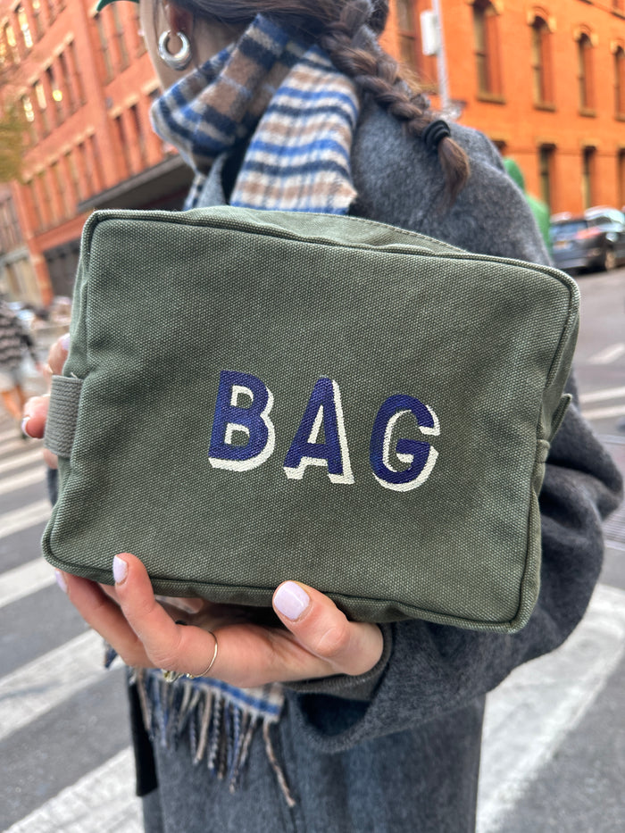 The Perfect Dopp Kit In Military Olive