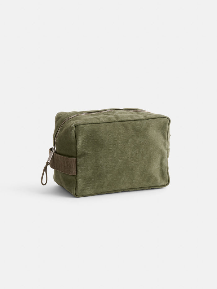 The Perfect Dopp Kit In Military Olive