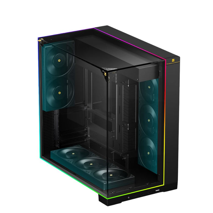 Thermalright TR-A70 VISION 5-Fan with LCD - ATX Computer Case, Black