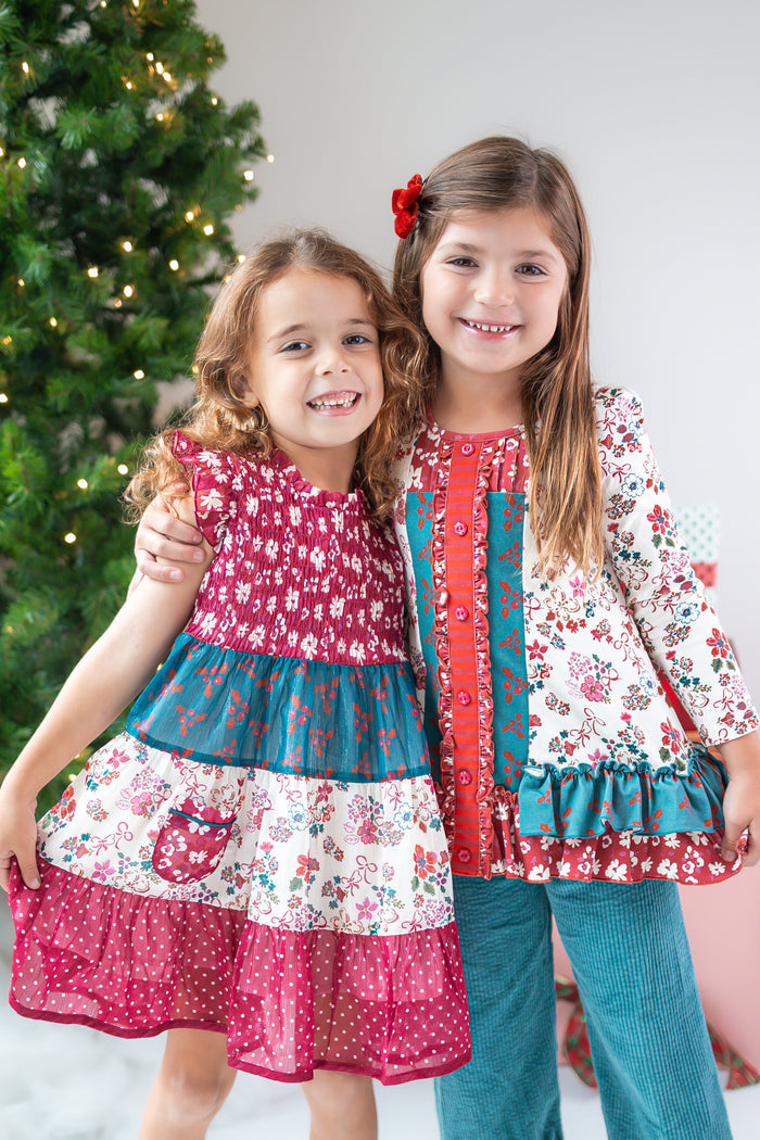 Tinselberry Lane Ruffle Tunic