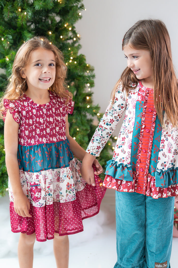 Tinselberry Lane Ruffle Tunic
