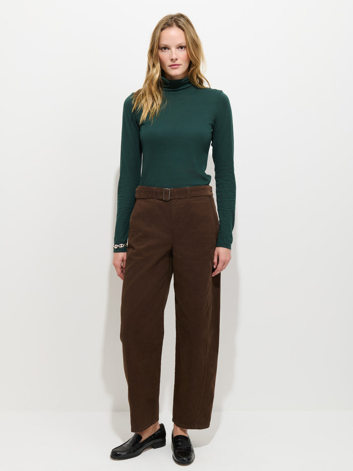 Tissue Turtleneck in Cotton
