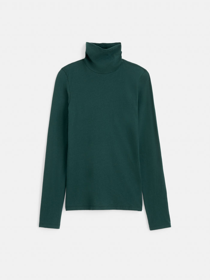 Tissue Turtleneck in Cotton