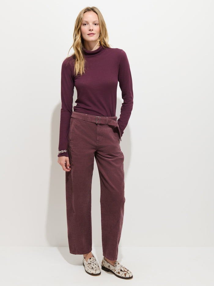 Tissue Turtleneck in Cotton