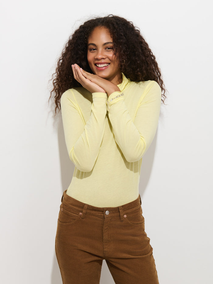 Tissue Turtleneck in Cotton