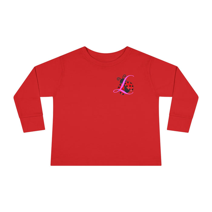 Toddler Long Sleeve Tee — Cute Ladybug Chest Design with “314 Original” Back - 314 Originals