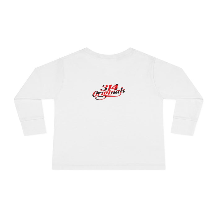 Toddler Long Sleeve Tee — Cute Ladybug Chest Design with “314 Original” Back - 314 Originals