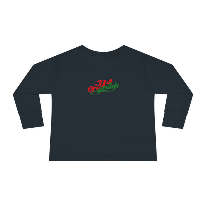 Toddler Long Sleeve Tee — "I'm Just Here for the Cookies" Christmas Cookies Shirt - 314 Originals