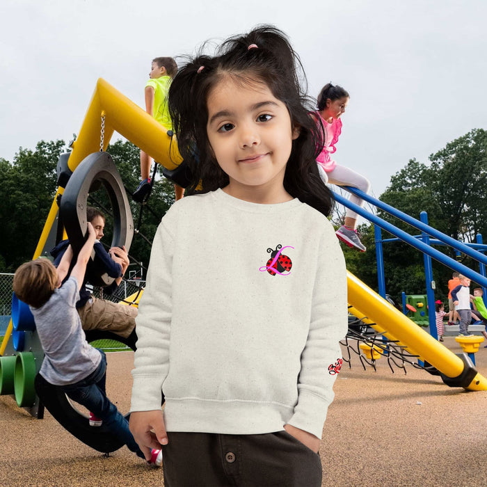 Toddler Sweatshirt — Cute Ladybug Graphic Crewneck for Kids - 314 Originals