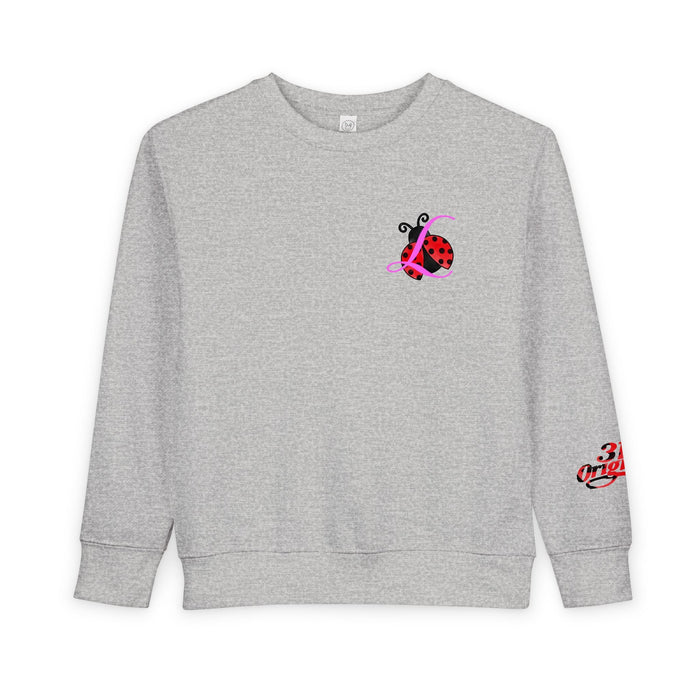 Toddler Sweatshirt — Cute Ladybug Graphic Crewneck for Kids - 314 Originals