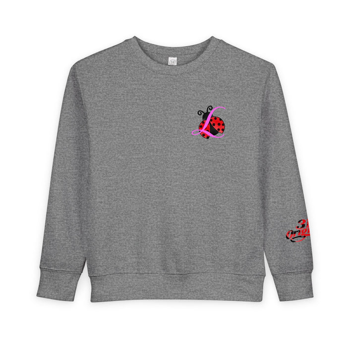 Toddler Sweatshirt — Cute Ladybug Graphic Crewneck for Kids - 314 Originals