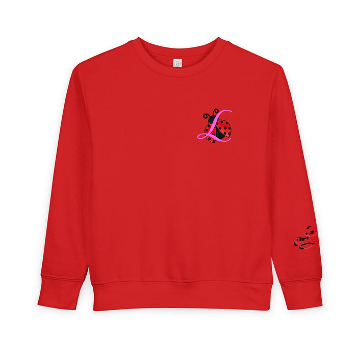 Toddler Sweatshirt — Cute Ladybug Graphic Crewneck for Kids - 314 Originals