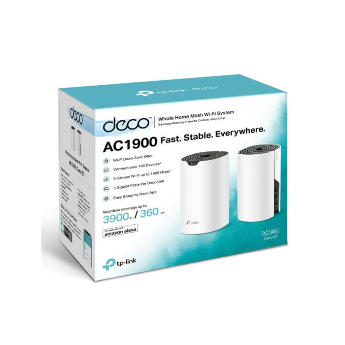 TP Link DECO S7 AC1900 Mesh Wi-Fi 5 System 2-Pack