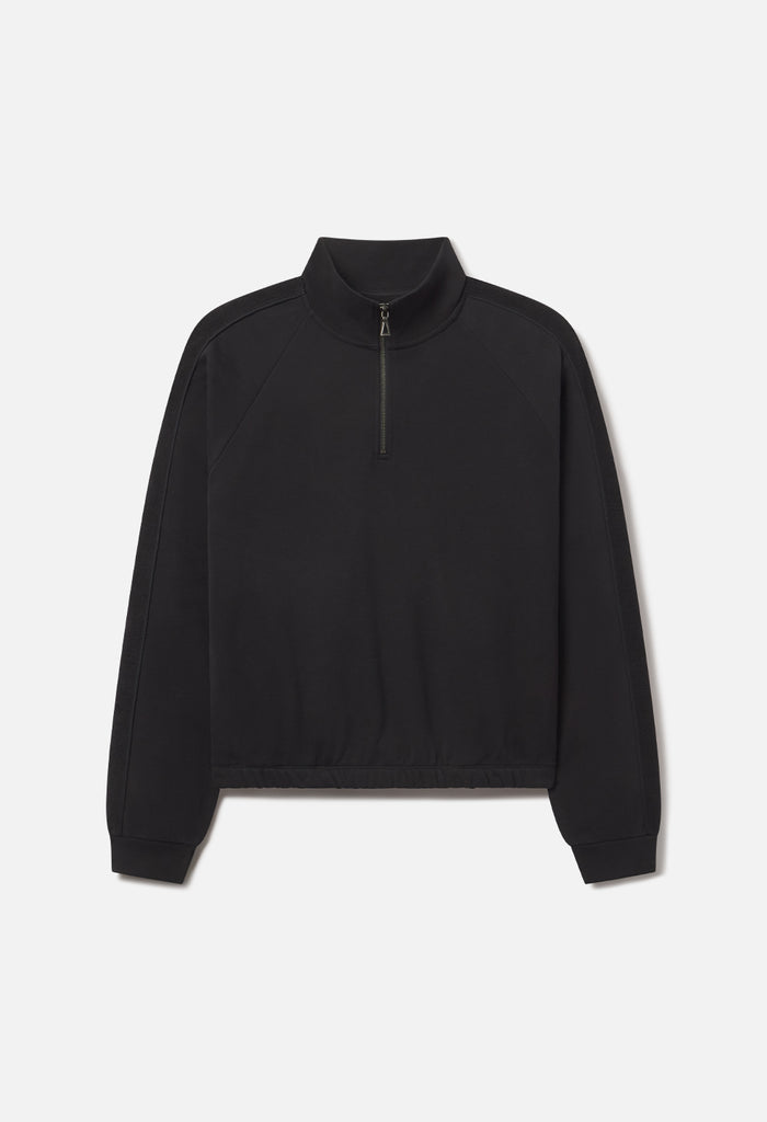 Track Half Zip / Black